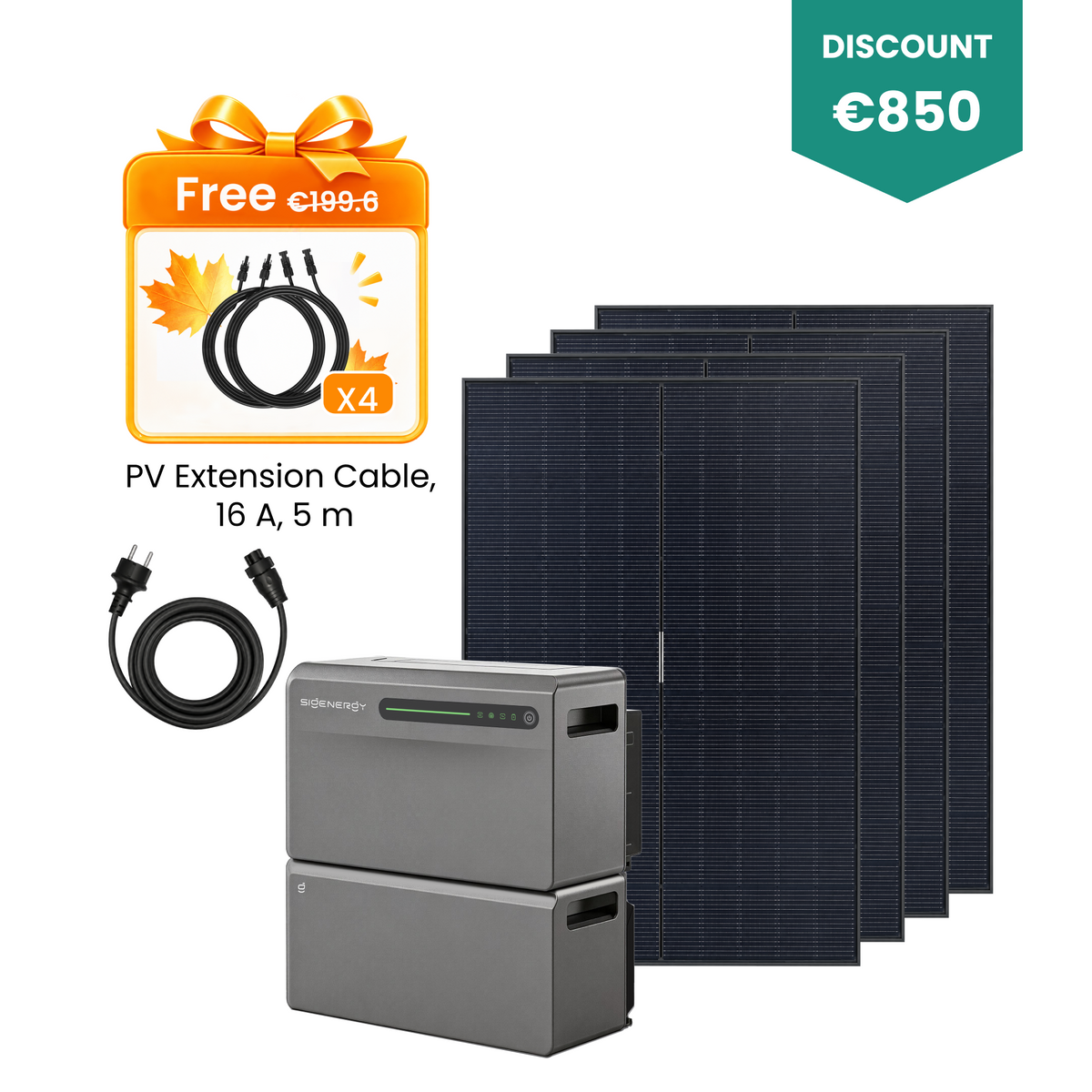 SigenMate 2700 Ultra compleet systeem