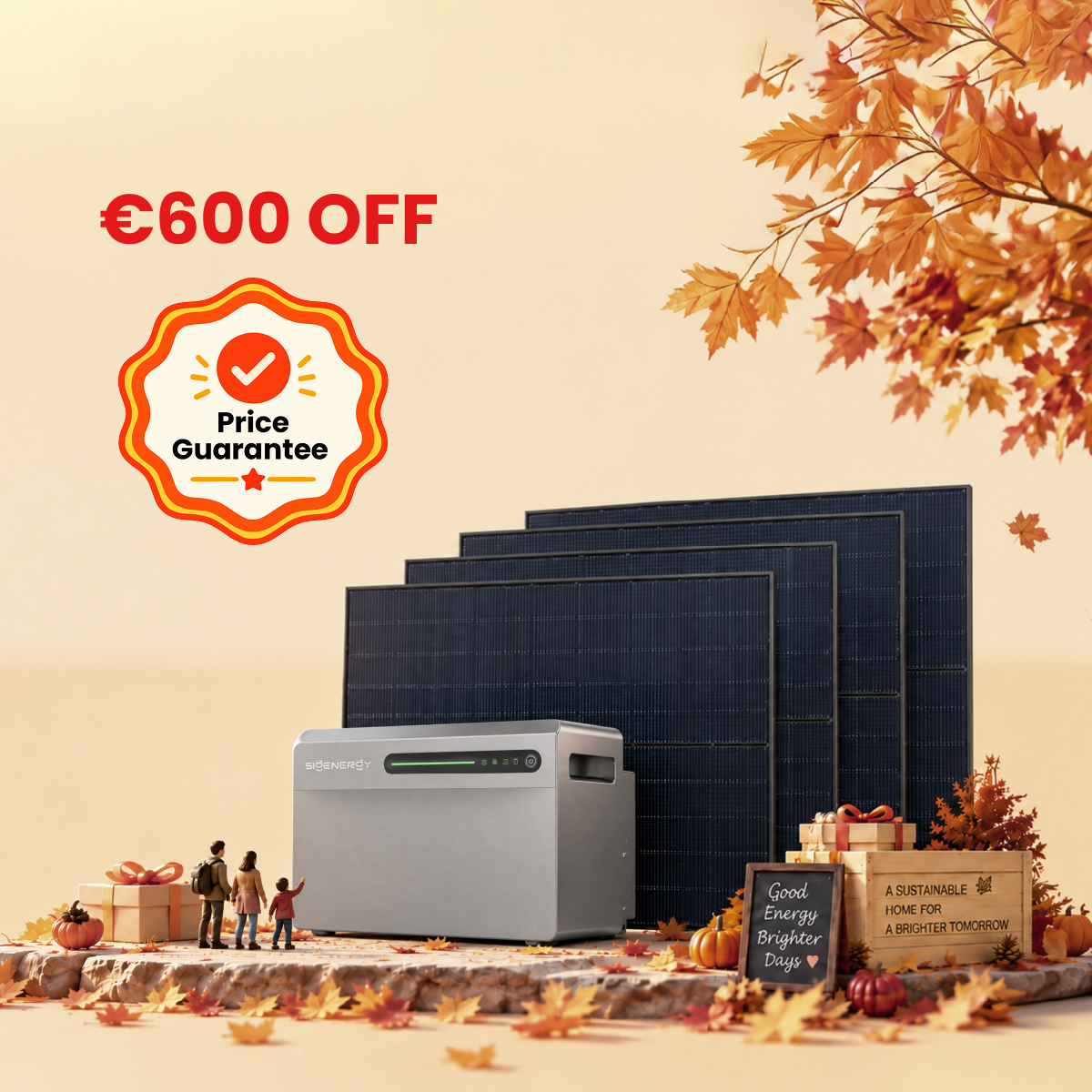 SigenMate 2700 Ultra met zonnepanelen