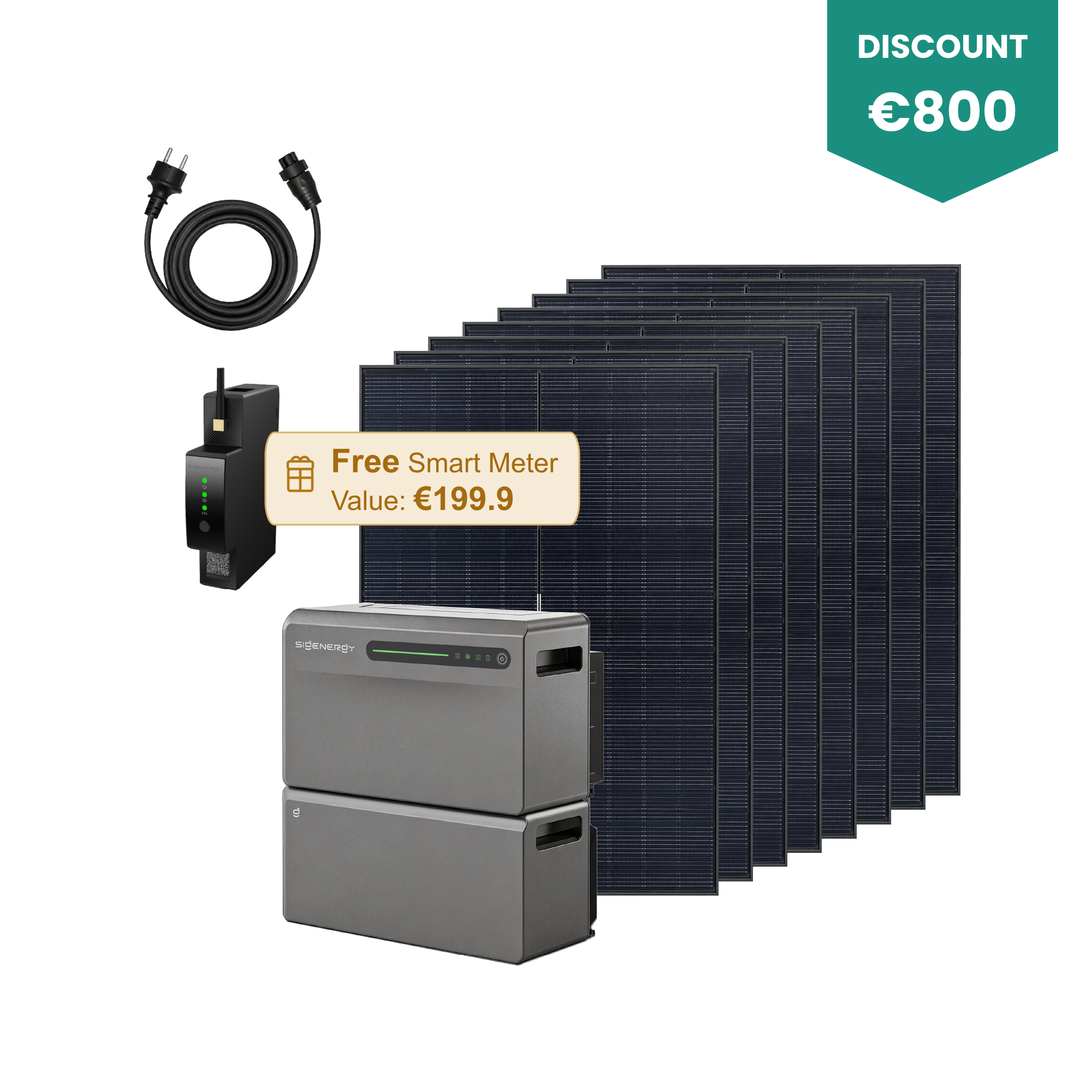 SigenMate 2700 Ultra compleet systeem