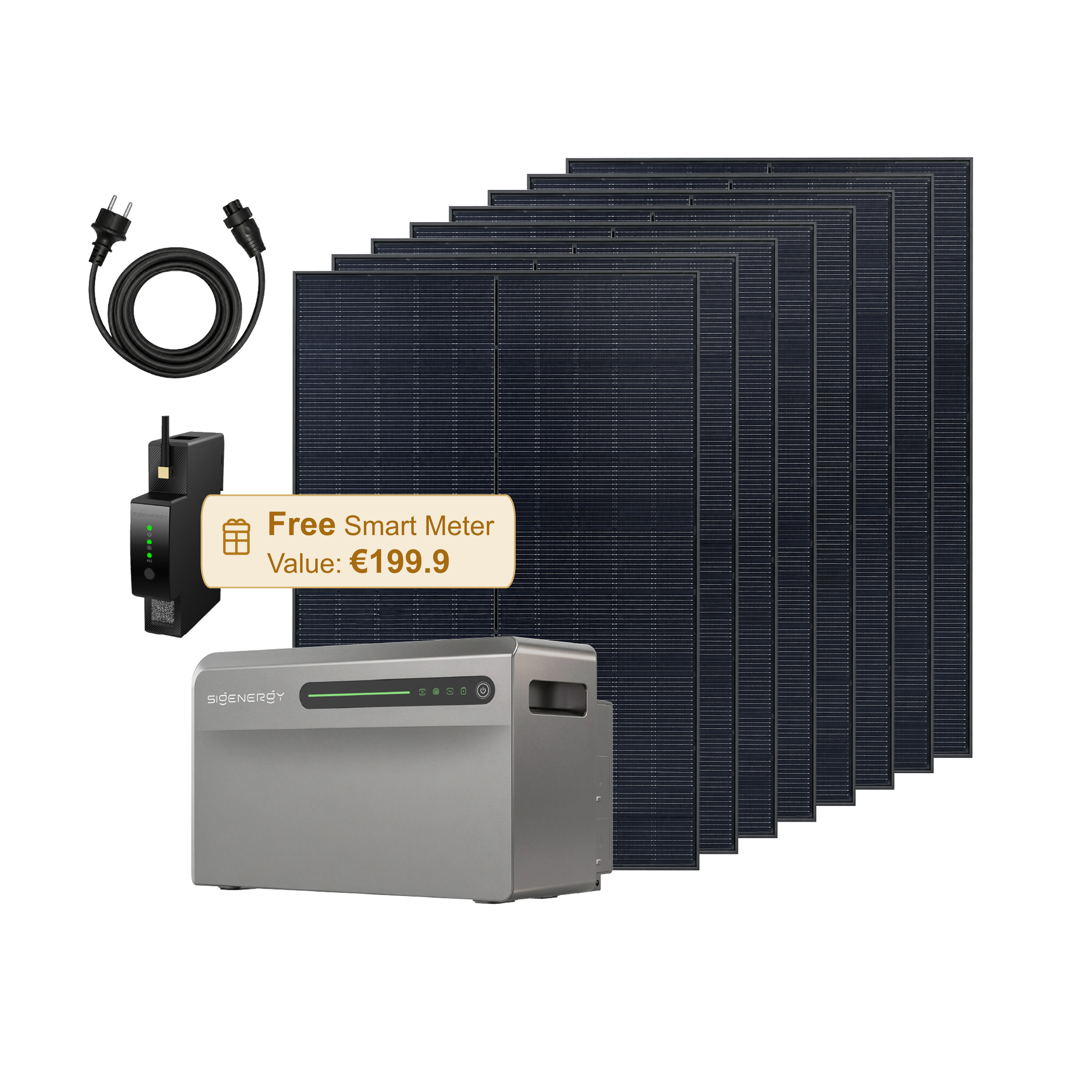 SigenMate 2700 Ultra met zonnepanelen