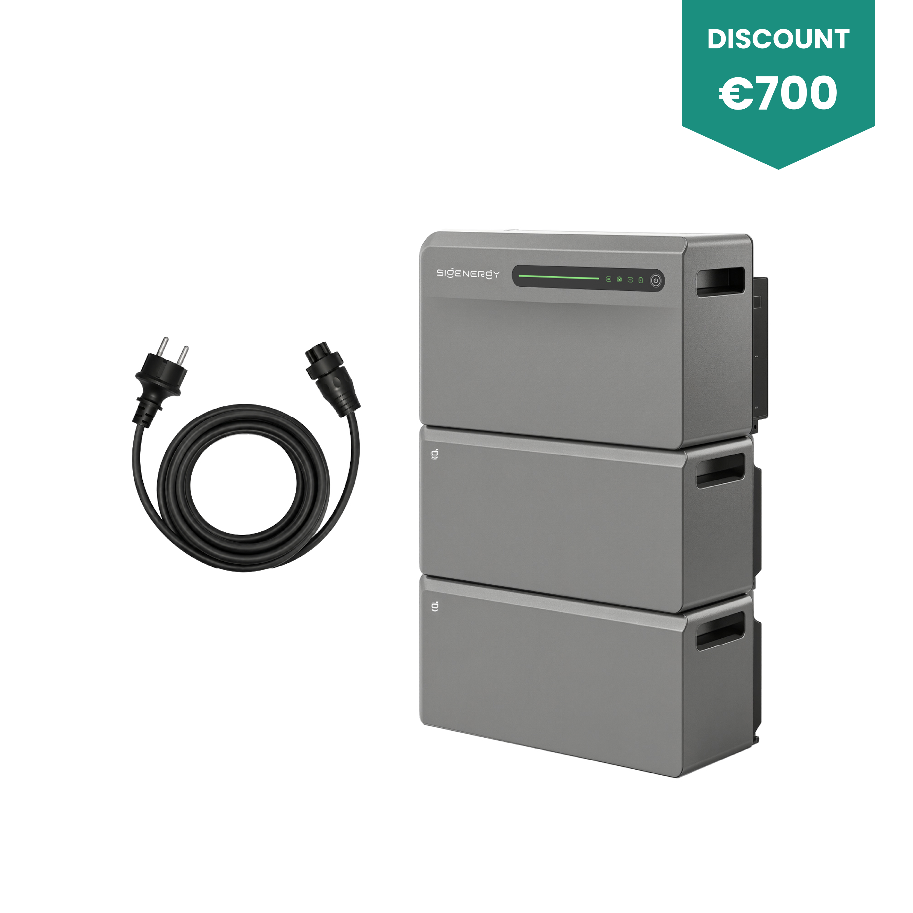 SigenMate 2700 Ultra met uitbreidingsaccu