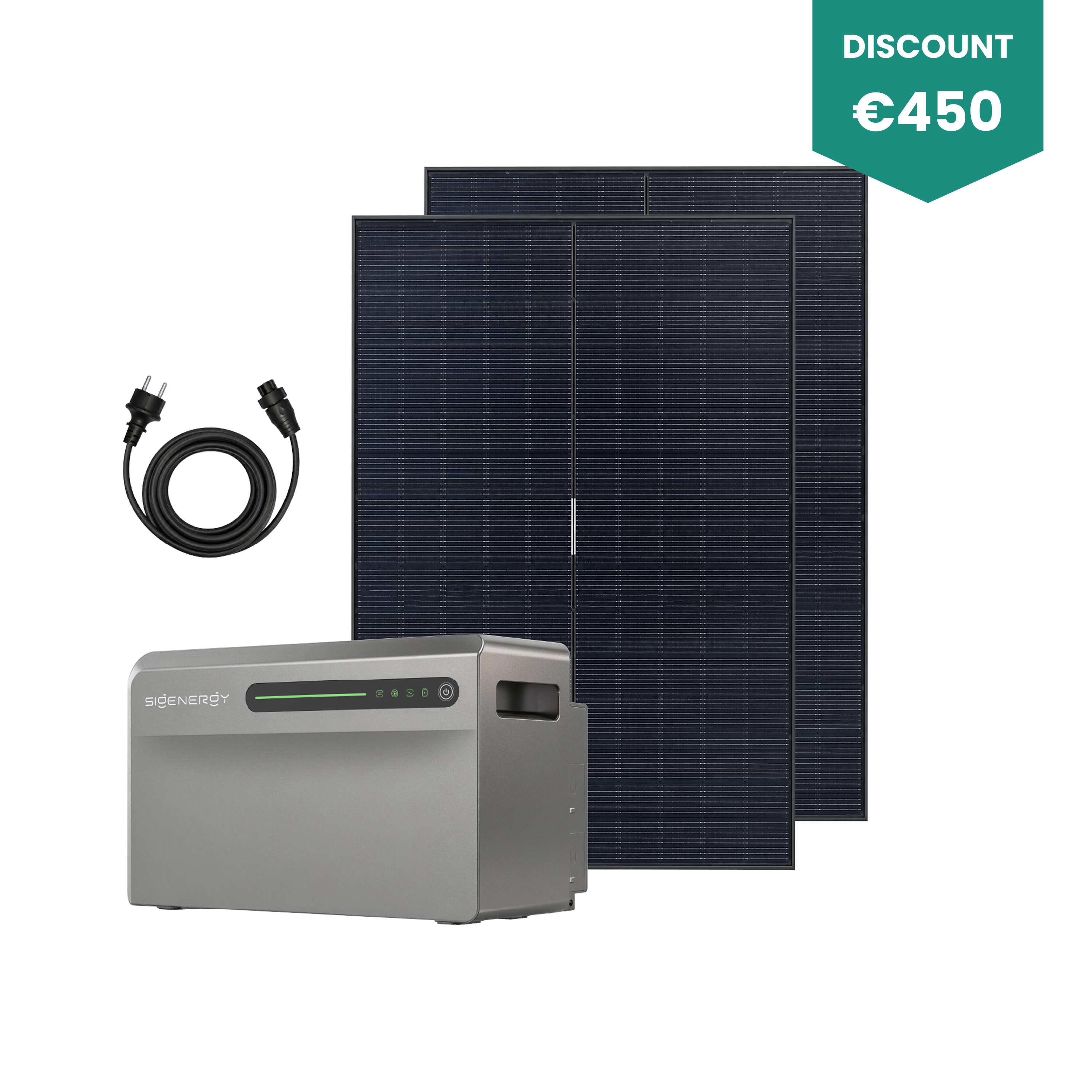 SigenMate 2700 Ultra met zonnepanelen
