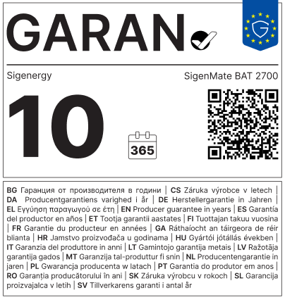 SigenMate 2700 Ultra Complete System