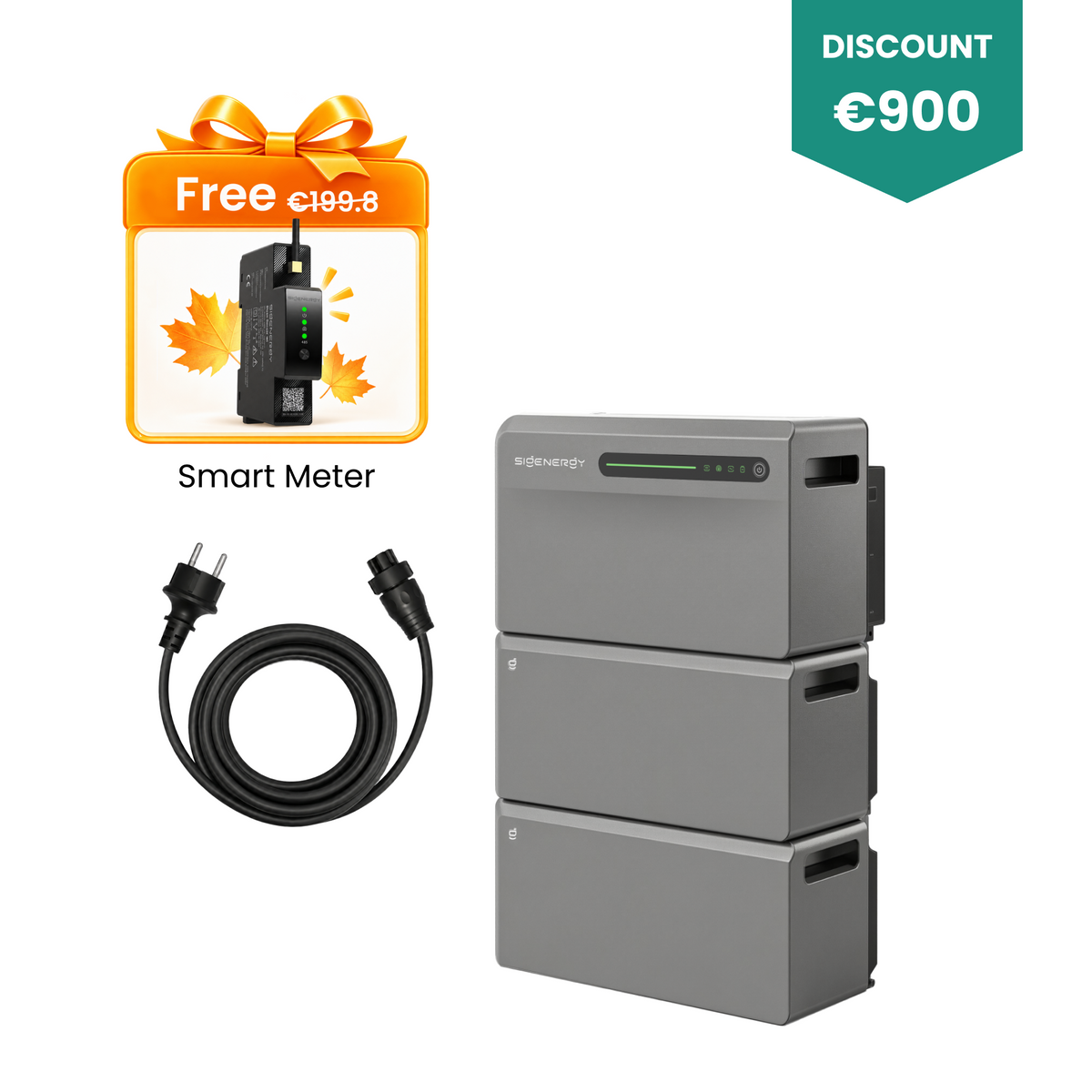 SigenMate 2700 Ultra met uitbreidingsaccu