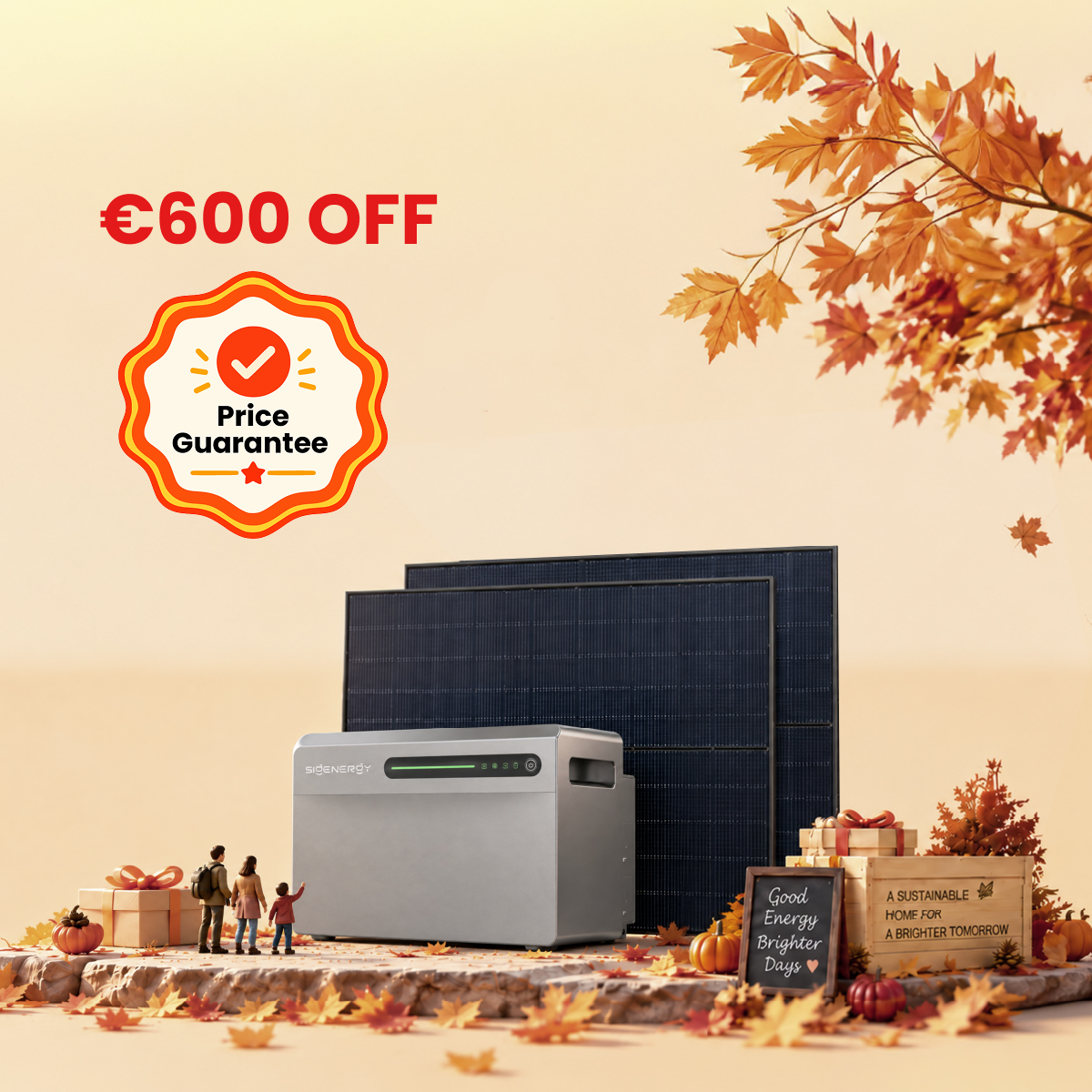 SigenMate 2700 Ultra met zonnepanelen